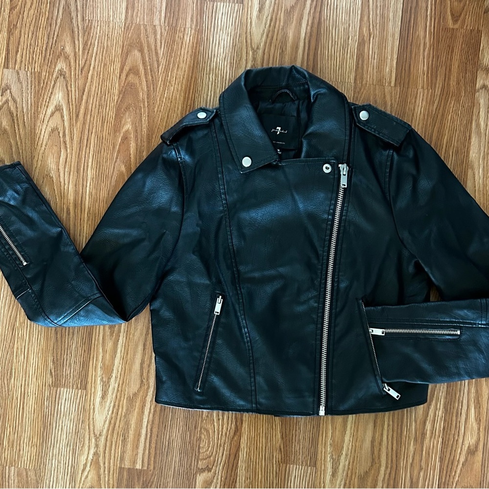🧥 7 For All Mankind Women’s  Faux Leather 🧥